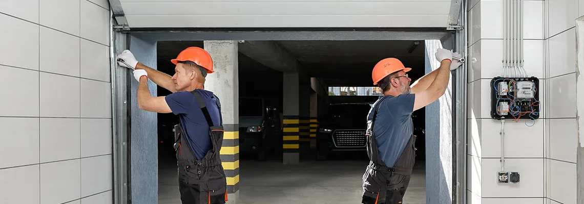 Wooden Garage Door Frame Repair in Hoffman Estates, Illinois